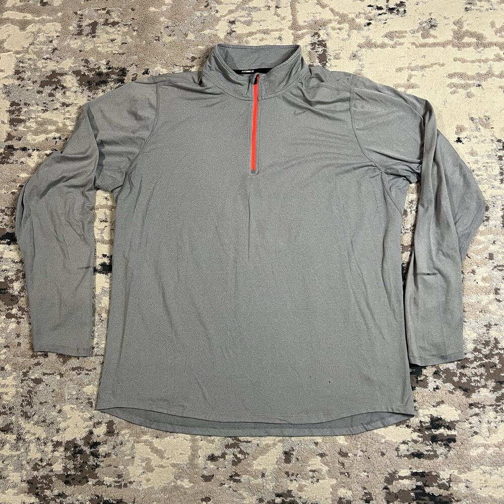 Nike Element Sweater Mens Medium Red Orange 1/4 Zip Pullover Dri-FIT Running XL